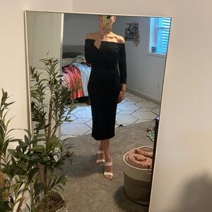Black Off-Shoulder Dress